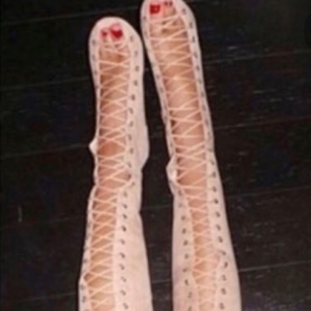 Tom Ford strap up heels (thigh high)